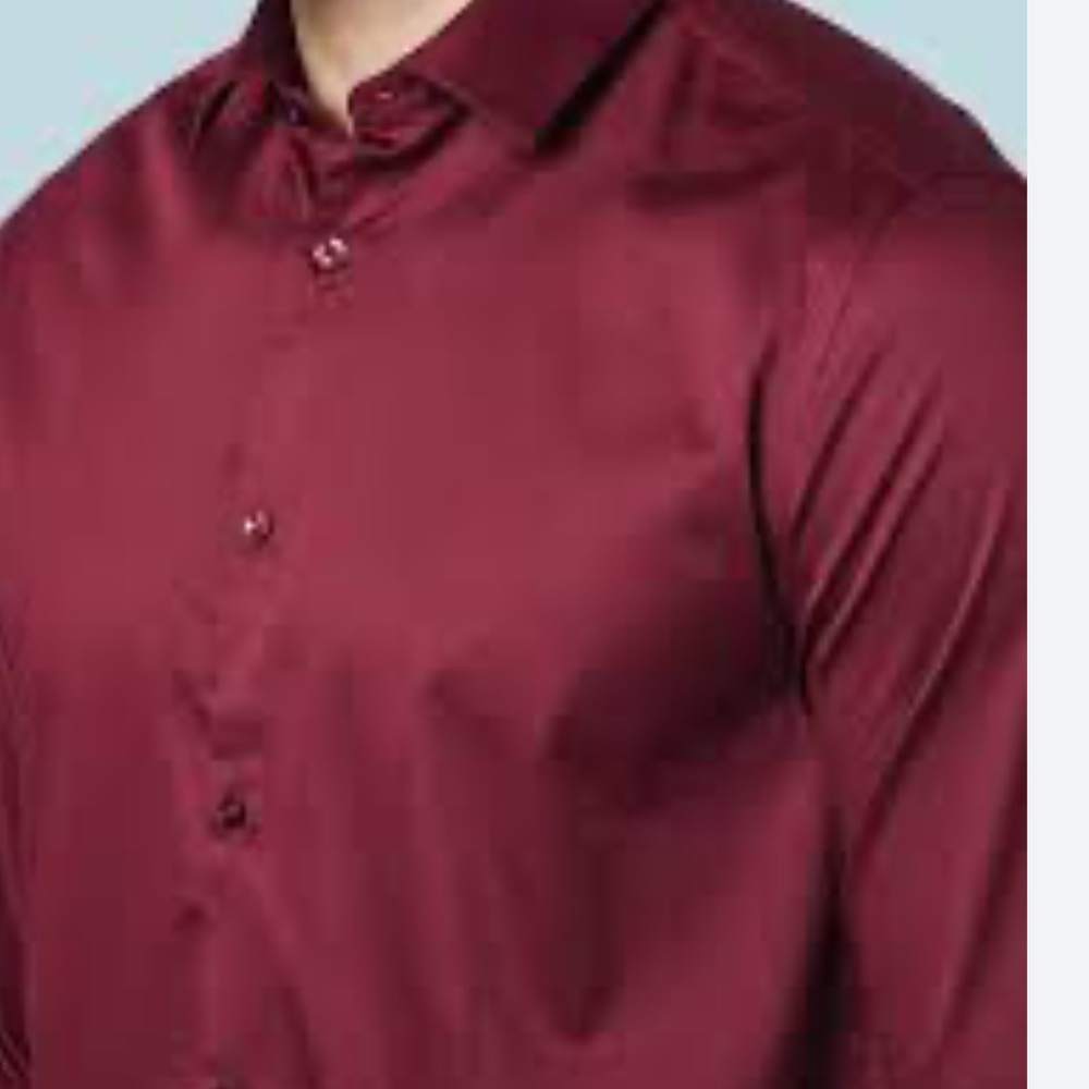 RW&CO Cognac Red Slim Fit Shirt
